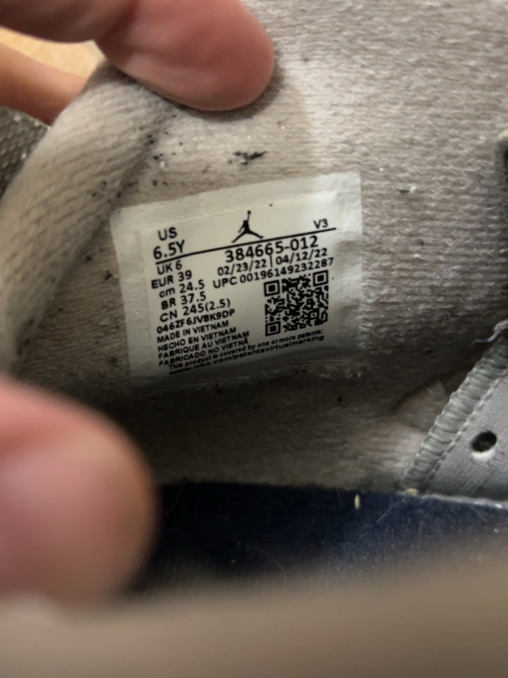 Jordan Retro 6 “Georgetown” 6.5 - Picture 7 of 11